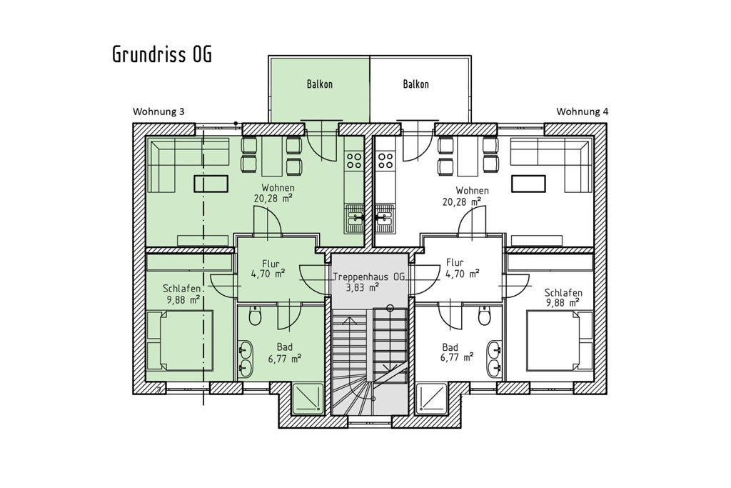 Ferienhaus Kaiserhof - Haus1 DG