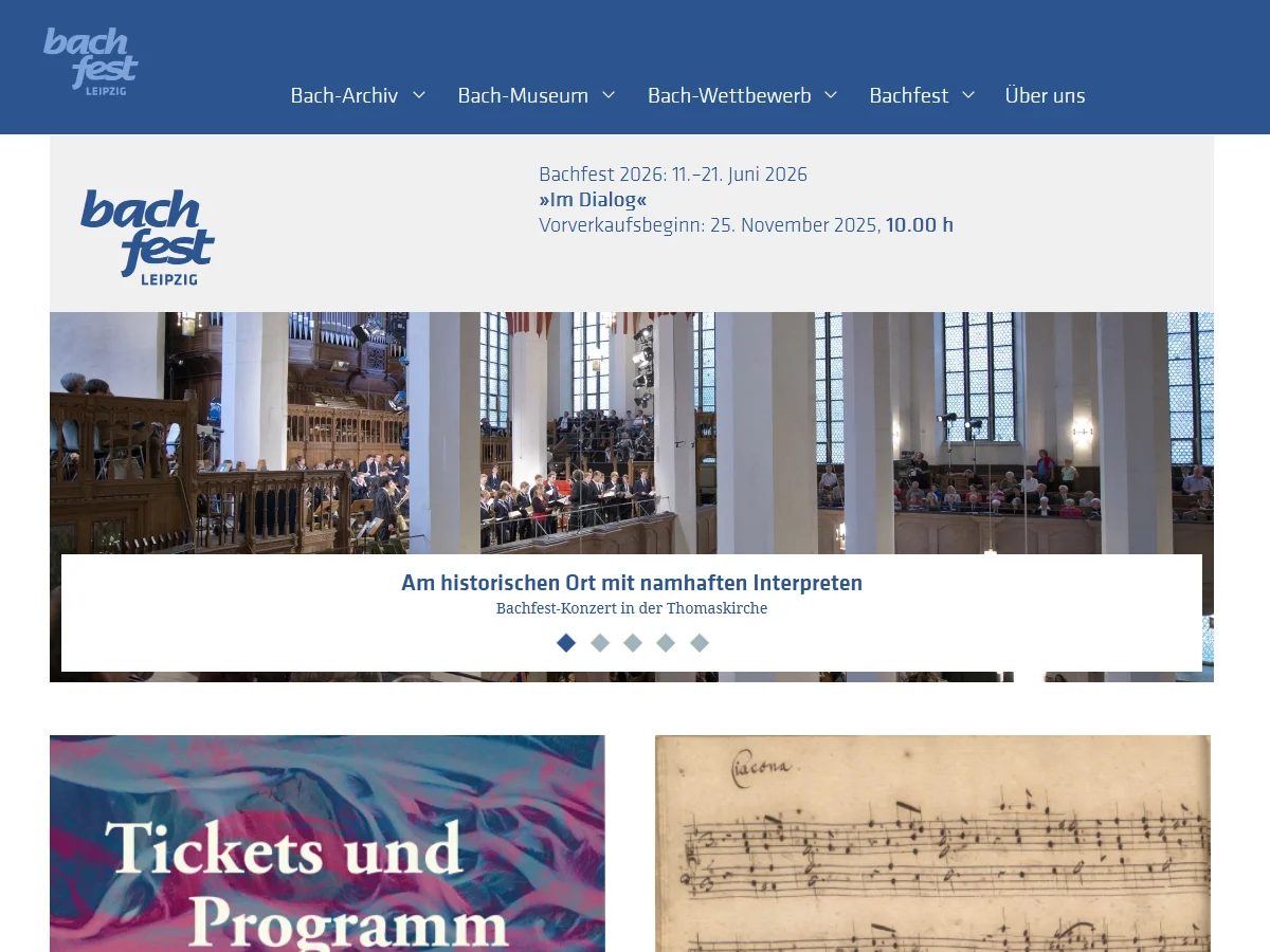Bachfest Leipzig